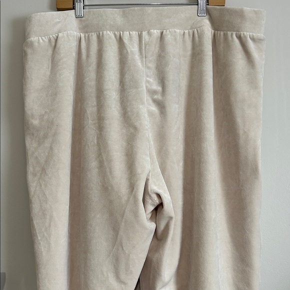 Soft Surroundings 2X Ribbed Velour Lounge Pant business casual lounge or errands - Picture 6 of 13